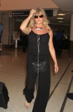 GOLDIE HAWN at LAX Airport in Los Angeles 06/23/2016