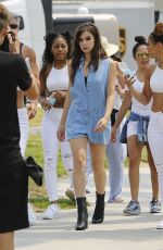 HAILEE STEINFELD Arrives on Stage at Road to Rio Event in Venice Beach 07/23/2016