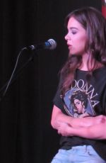HAILEE STEINFELD at 98.5 KLUS Studio in Las Vegas 07/20/2016