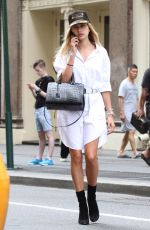 HAILEY BALDWIN Out and About in New York 07/01/2016