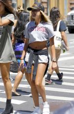 HAILEY BALDWIN Out and About in New York 07/19/2016