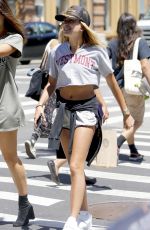 HAILEY BALDWIN Out and About in New York 07/19/2016