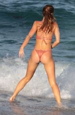 HANNAH STOCKING in Bikini at a Photoshoot on Miami Beach 07/17/2016