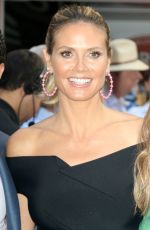 HEIDI KLUM at Godd Morning America Show in New York 07/12/2016