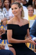 HEIDI KLUM at Godd Morning America Show in New York 07/12/2016