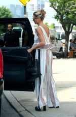 HEIDI KLUM Leaves Her Apartment in New York 07/07/2016