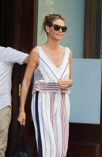 HEIDI KLUM Leaves Her Apartment in New York 07/07/2016