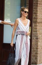 HEIDI KLUM Leaves Her Apartment in New York 07/07/2016