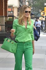 HEIDI KLUM Leaves Her Hotel in New York 07/25/2016