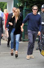 HEIDI KLUM Out and About in London 07/08/2016