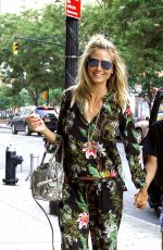 HEIDI KLUM Out and About in New York 07/06/2016
