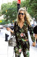 HEIDI KLUM Out and About in New York 07/06/2016