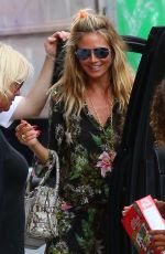 HEIDI KLUM Out and About in New York 07/06/2016