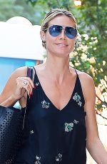 HEIDI KLUM Out and About in New York 07/14/2016