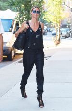 HEIDI KLUM Out and About in New York 07/14/2016