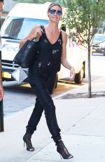 HEIDI KLUM Out and About in New York 07/14/2016