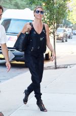 HEIDI KLUM Out and About in New York 07/14/2016