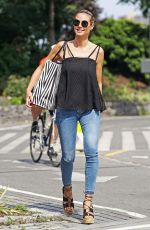 HEIDI KLUM Out and About in New York 07/15/2016