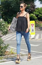 HEIDI KLUM Out and About in New York 07/15/2016