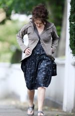 HELENA BONHAM CARTER Out and About in London 07/04/2016