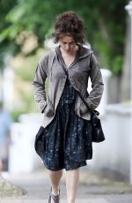 HELENA BONHAM CARTER Out and About in London 07/04/2016