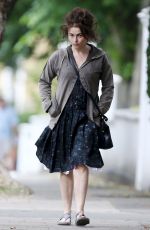 HELENA BONHAM CARTER Out and About in London 07/04/2016
