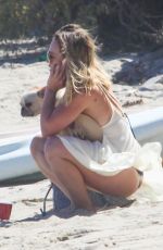 HILARY DUFF at a Beach in Malibu 07/08/2016