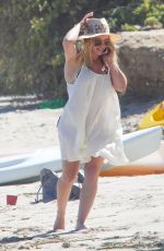 HILARY DUFF at a Beach in Malibu 07/08/2016