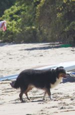 HILARY DUFF at a Beach in Malibu 07/08/2016
