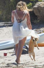 HILARY DUFF at a Beach in Malibu 07/08/2016