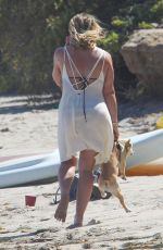HILARY DUFF at a Beach in Malibu 07/08/2016