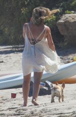 HILARY DUFF at a Beach in Malibu 07/08/2016