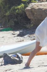HILARY DUFF at a Beach in Malibu 07/08/2016