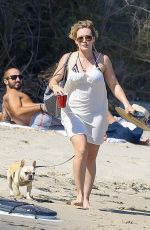 HILARY DUFF at a Beach in Malibu 07/08/2016