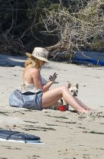 HILARY DUFF at a Beach in Malibu 07/08/2016