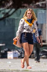 HILARY DUFF at a Park in New York 07/12/2016