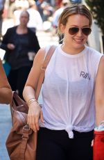 HILARY DUFF Heading to a Gym in New York 07/19/2016