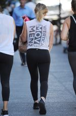 HILARY DUFF Heading to a Gym in New York 07/19/2016