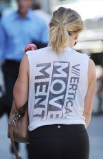 HILARY DUFF Heading to a Gym in New York 07/19/2016