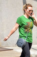 HILARY DUFF Out and About in New York 07/13/2016