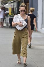 HILARY DUFF Out and About in New York  07/14/2016