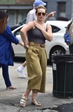 HILARY DUFF Out and About in New York  07/14/2016