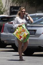 HILARY DUFF Out and About in Studio City 07/04/2016