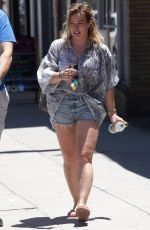 HILARY DUFF Out and About in Studio City 07/04/2016