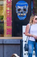 HILARY DUFF with Her Dog Out in New York 07/11/2016