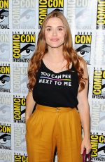 HOLLAND RODEN at Teen Wolf Press Line at Comic-con in San Diego 07/21/2016