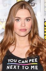 HOLLAND RODEN at Teen Wolf Press Line at Comic-con in San Diego 07/21/2016