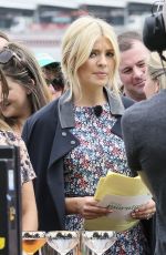 HOLLY WILLOUGHBY on the Set of 
