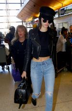 KENDALL JENNER at Los Anegeles International Airport 07/05/2016