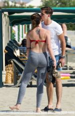 AURORA HUNZIKER-RAMAZZOTTI in Bikini on the Beach in Forte Dei Marmi 07/08/2016